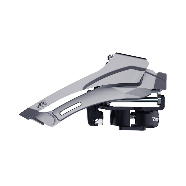 TOURNEY TY FRONT DERAILLEUR TOP SWING (CLAMP BAND MOUNT) 2X8/7/6s