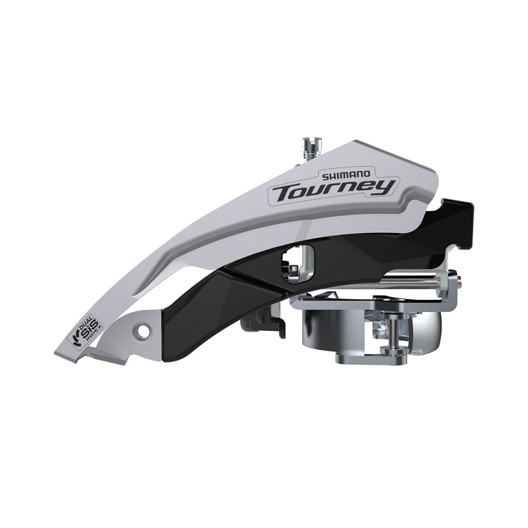 TOURNEY TY FRONT DERAILLEUR TOP SWING (CLAMP BAND MOUNT) 3X8/7/6s
