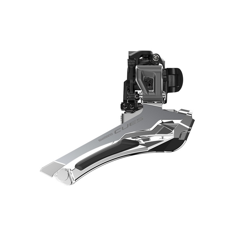 CUES FRONT DERAILLEUR 2x10/9s (CLAMP BAND MOUNT)