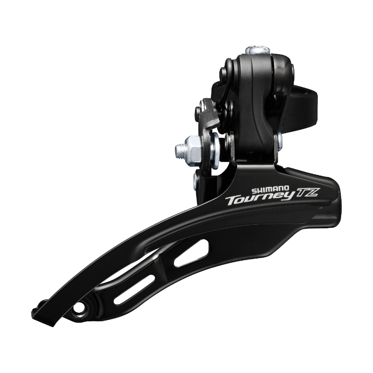 TOURNEY TZ FRONT DERAILLEUR DOWN SWING (CLAMP BAND MOUNT) 3(FRICTION)X8/7s